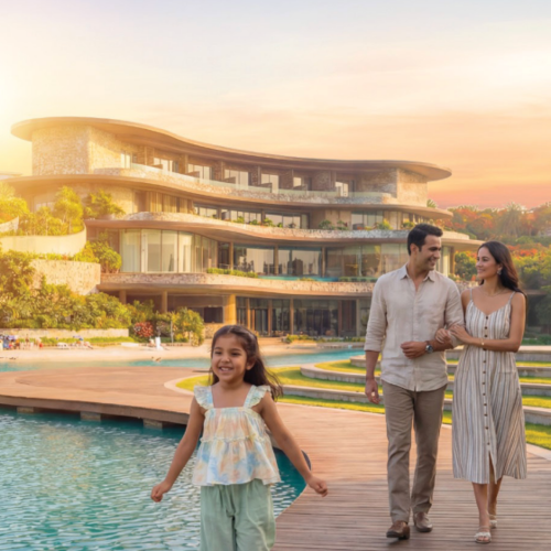 ORA Land Karjat club amenities — villa plot community