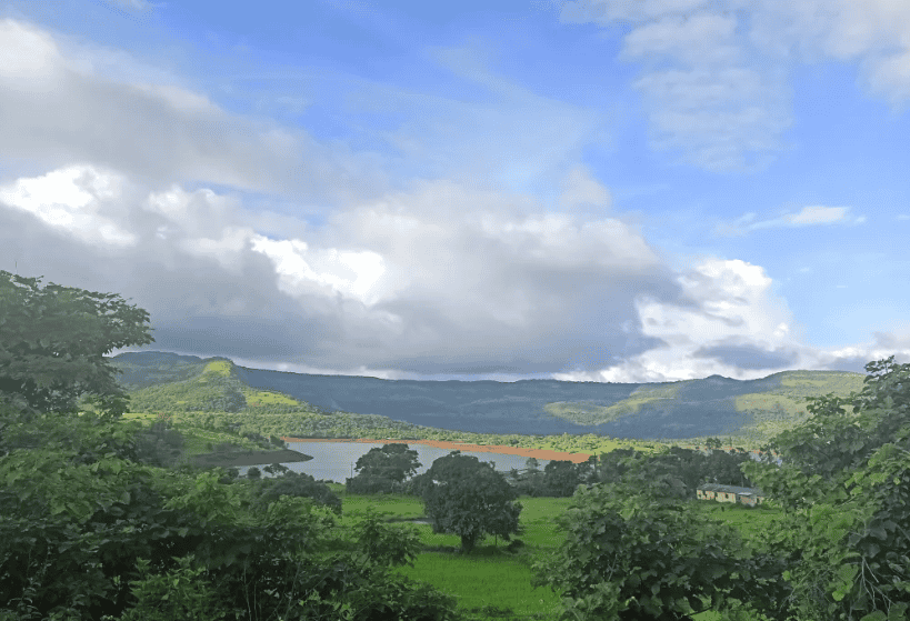 Valley facing vs river touch land in Karjat